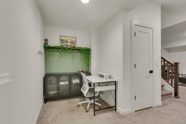 Home Office, Interior, Recessed Lighting