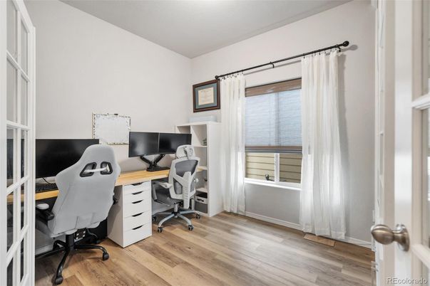 Home Office, Interior, Wood Texture Flooring
