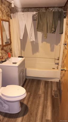 Bathroom, Interior, Wood Texture Flooring