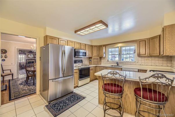 Dining room, Interior, Kitchen