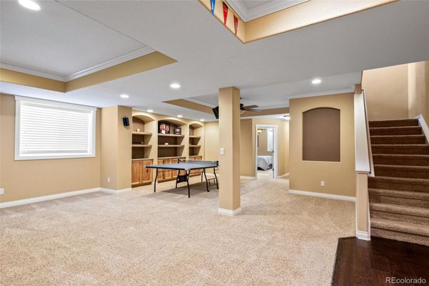 Game Room, Home Office, Interior, Recessed Lighting