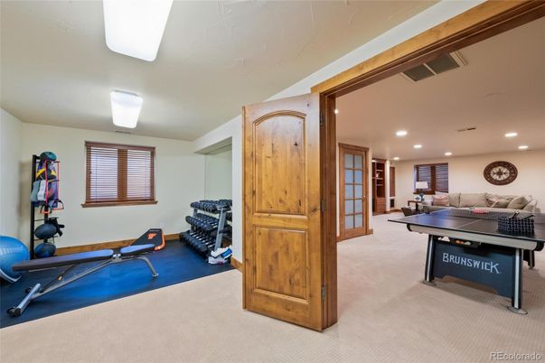 Fitness Equipment, Interior, Recessed Lighting