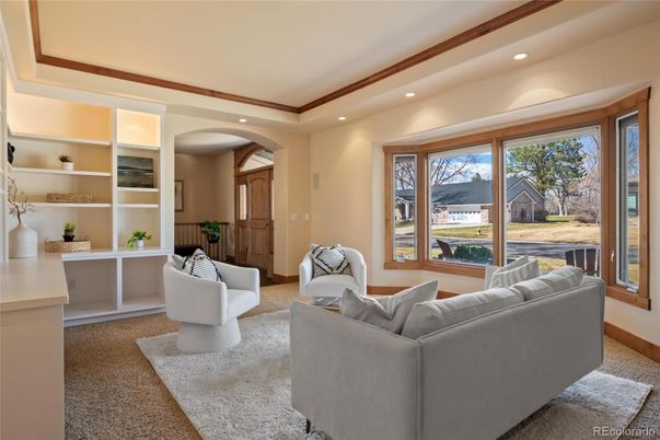 Interior, Living room, Recessed Lighting