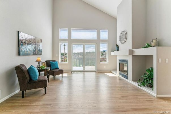 Fireplace, Interior, Wood Texture Flooring