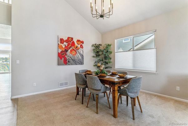 Chandelier, Dining room, Interior