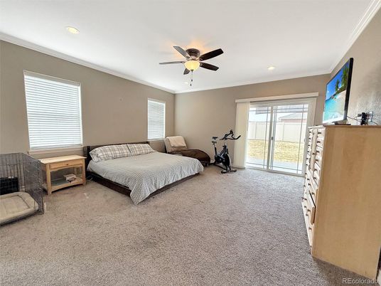 Bedroom, Fitness Equipment, Interior, Recessed Lighting