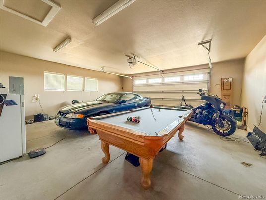 Billiard Table, Game Room, Garage, Interior
