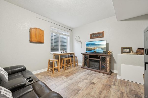 Fireplace, Interior, Wood Texture Flooring