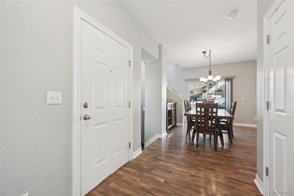 Chandelier, Dining room, Interior, Kitchen, Wood Texture Flooring