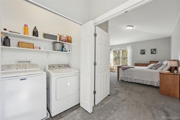 Bedroom, Interior, Utility Closets, Washer