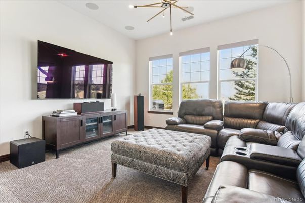 Home Theatre Room, Interior, Living room