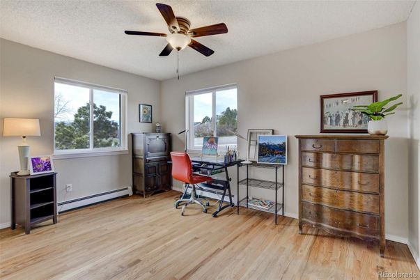 Home Office, Interior, Wood Texture Flooring