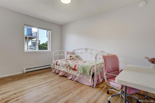 Bedroom, Home Office, Interior, Recessed Lighting, Wood Texture Flooring