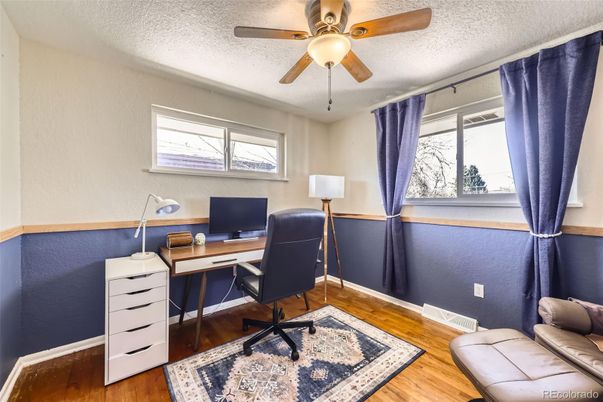 Home Office, Interior, Wood Texture Flooring