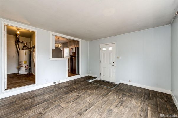 Empty room, Interior, Wood Texture Flooring