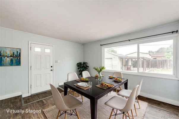 Dining room, Interior, Wood Texture Flooring