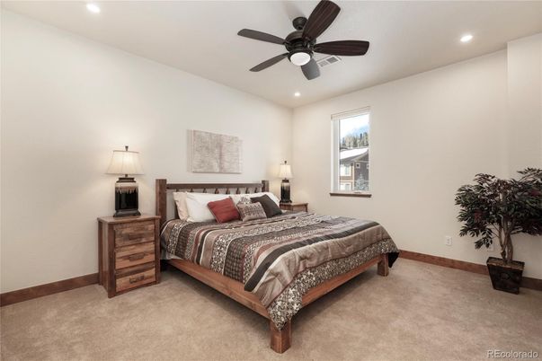 Bedroom, Interior, Recessed Lighting