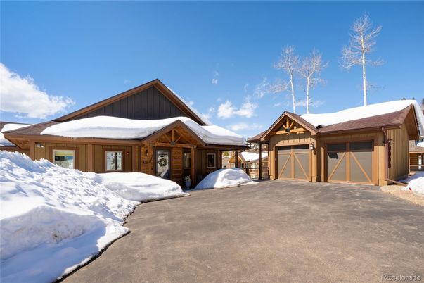Attached, Exterior, Facade, Log Home