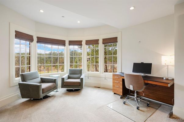 Home Office, Interior, Recessed Lighting