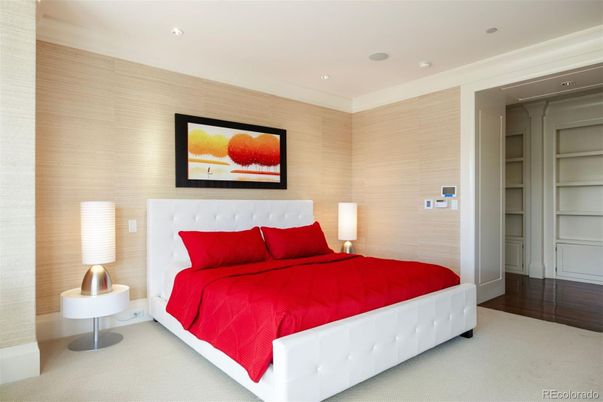 Bedroom, Interior, Recessed Lighting