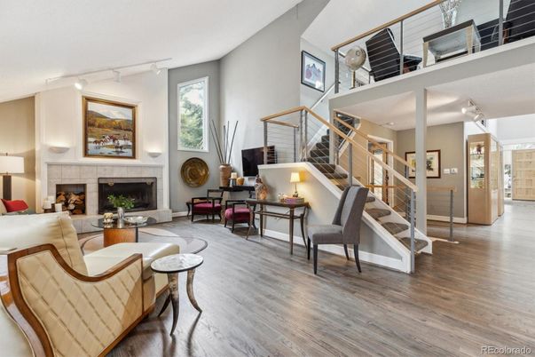 Fireplace, Interior, Living room, Wood Texture Flooring