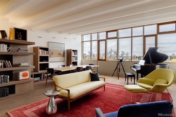 Dining room, Interior, Wood Texture Flooring