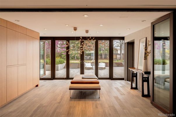 Interior, Pendant Lights, Recessed Lighting, Wood Texture Flooring