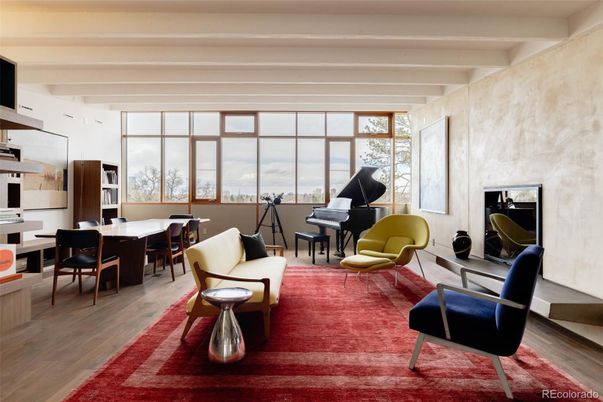 Dining room, Interior, Piano, Wood Texture Flooring