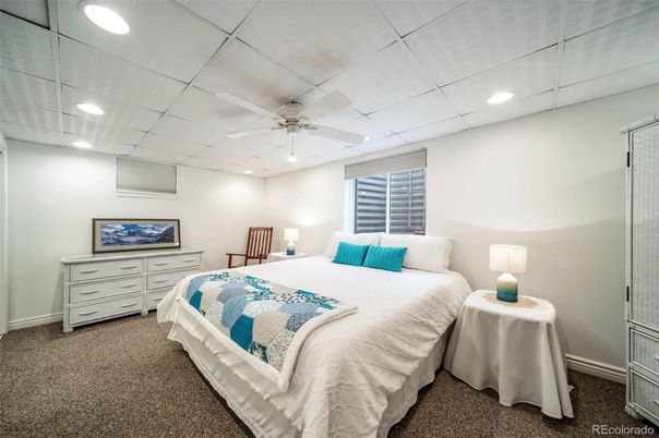 Bedroom, Interior, Recessed Lighting