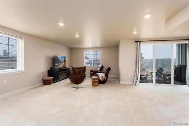 Interior, Living room, Recessed Lighting