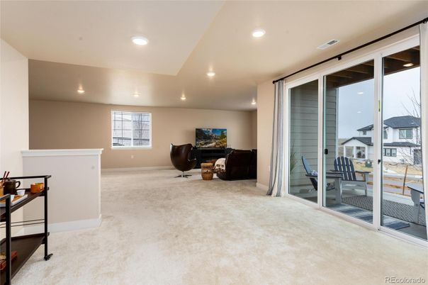 Interior, Living room, Recessed Lighting