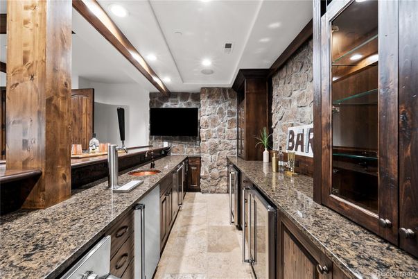 Interior, Recessed Lighting, Stone Walls