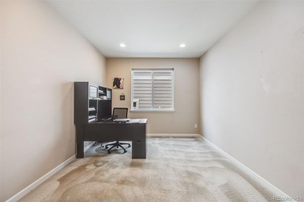 Home Office, Interior, Recessed Lighting
