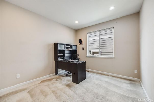 Home Office, Interior, Recessed Lighting