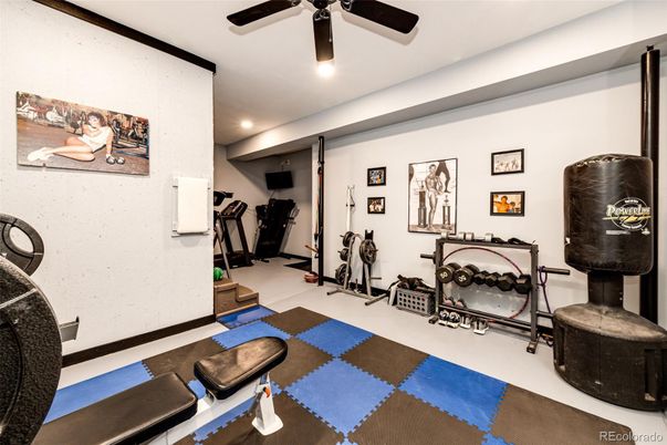 Fitness Equipment, Interior, Recessed Lighting