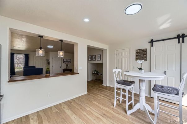 Interior, Pendant Lights, Recessed Lighting, Wood Texture Flooring