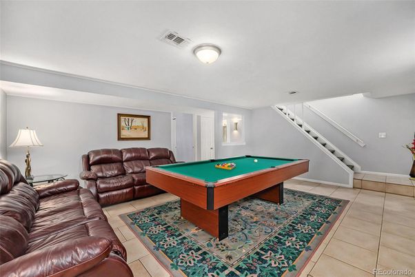 Billiard Table, Game Room, Interior, Living room
