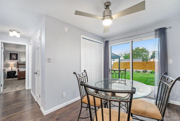 Dining room, Interior, Wood Texture Flooring