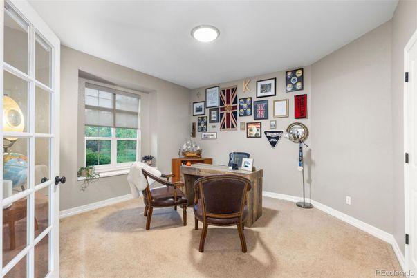 Home Office, Interior, Recessed Lighting
