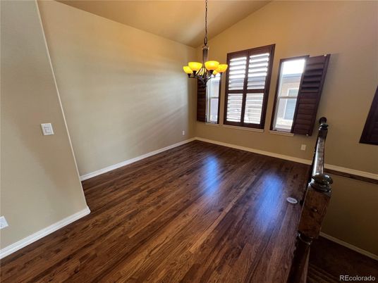 Chandelier, Empty room, Interior, Wood Texture Flooring