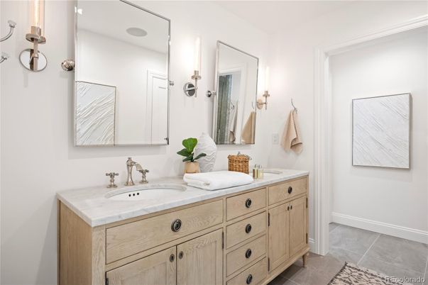 Bathroom, Dual Sink Vanities, Interior