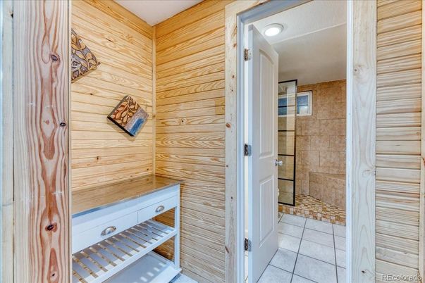 Bathroom, Interior, Wooden Walls