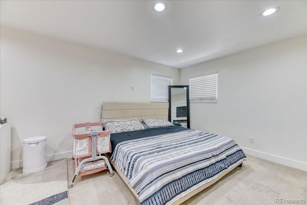 Bedroom, Interior, Recessed Lighting