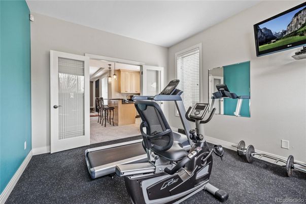 Dining room, Fitness Equipment, Interior