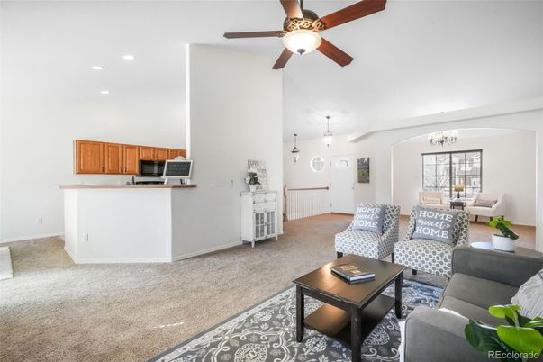 Interior, Kitchen, Living room, Pendant Lights, Recessed Lighting