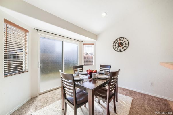 Dining room, Interior, Recessed Lighting