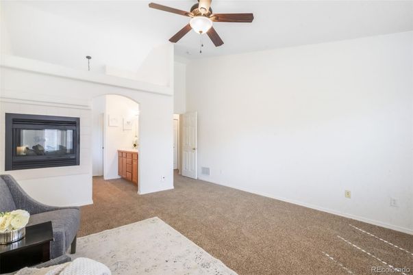Empty room, Fireplace, Interior
