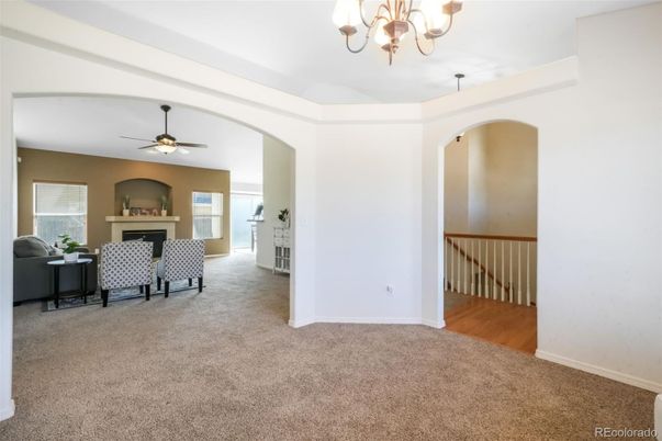 Chandelier, Dining room, Fireplace, Interior, Living room, Wood Texture Flooring