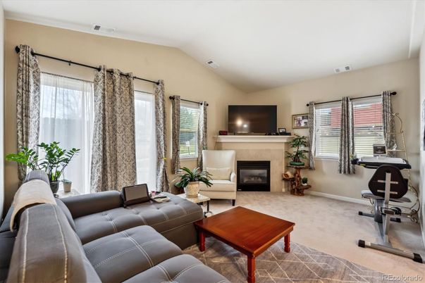 Fireplace, Home Office, Interior, Living room