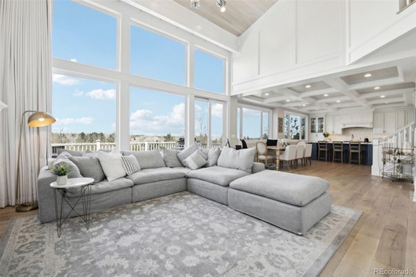 Dining room, Interior, Kitchen, Living room, Pendant Lights, Recessed Lighting, Wood Texture Flooring